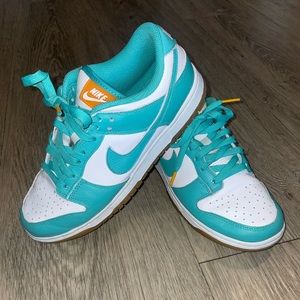 Blue and White Nike Dunk Low